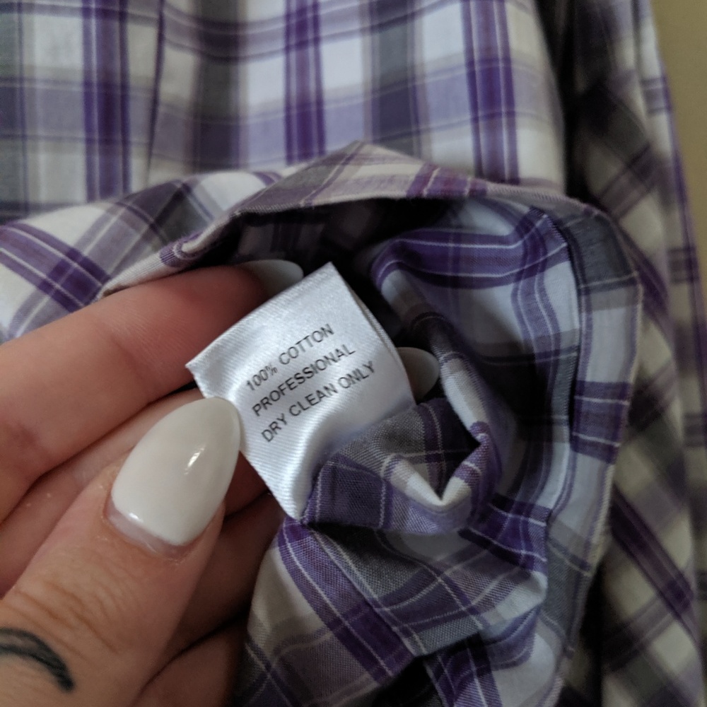 PETERSYN Harlan Off The Shoulder Plaid Top - Picture 6 of 8